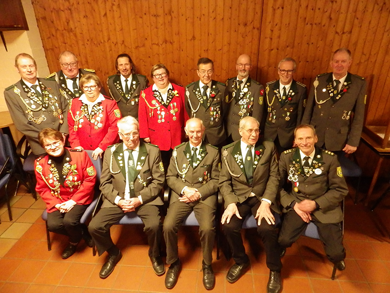 Geehrte langjährige Mitglieder