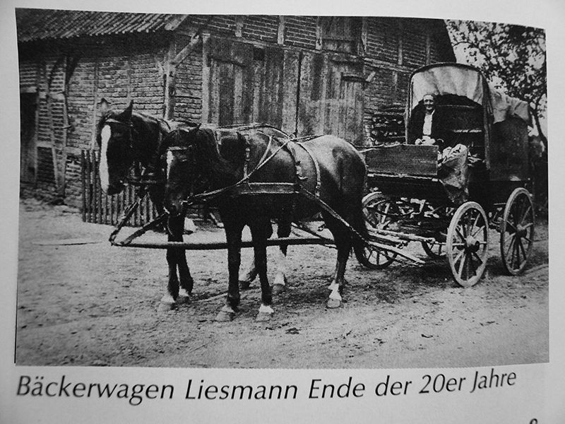 Der Brotwagen von Bäcker Liesmann  um 1920