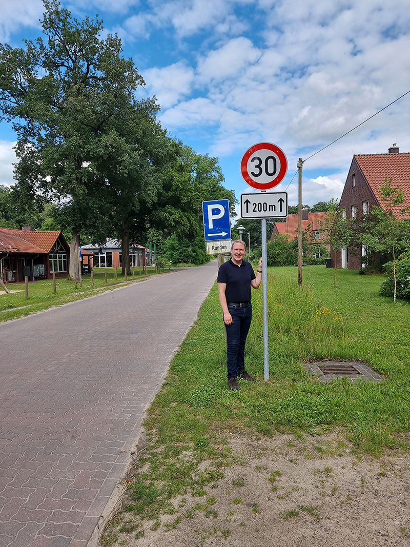 Die Tempo 30-Begrenzung in Bockum wurde im Juni erfolgreich umgesetzt.