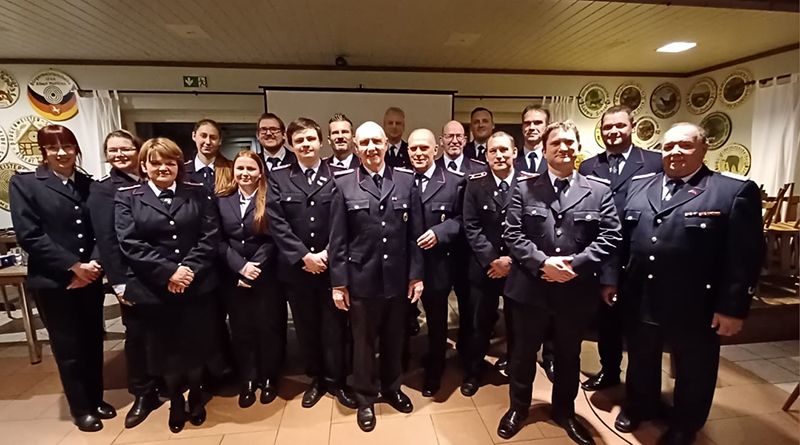 Beförderte der Feuerwehr Wetzen 